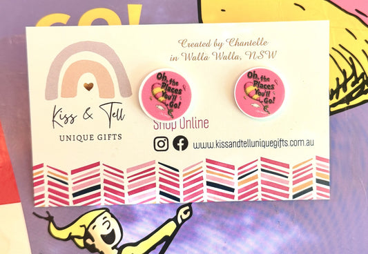 "Places You'll Go" Stud Earrings