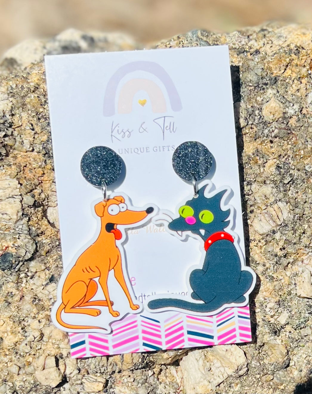 The Simpsons Pets Dangle Earrings