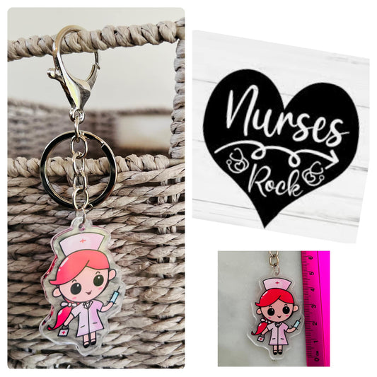 Nurse Keyring