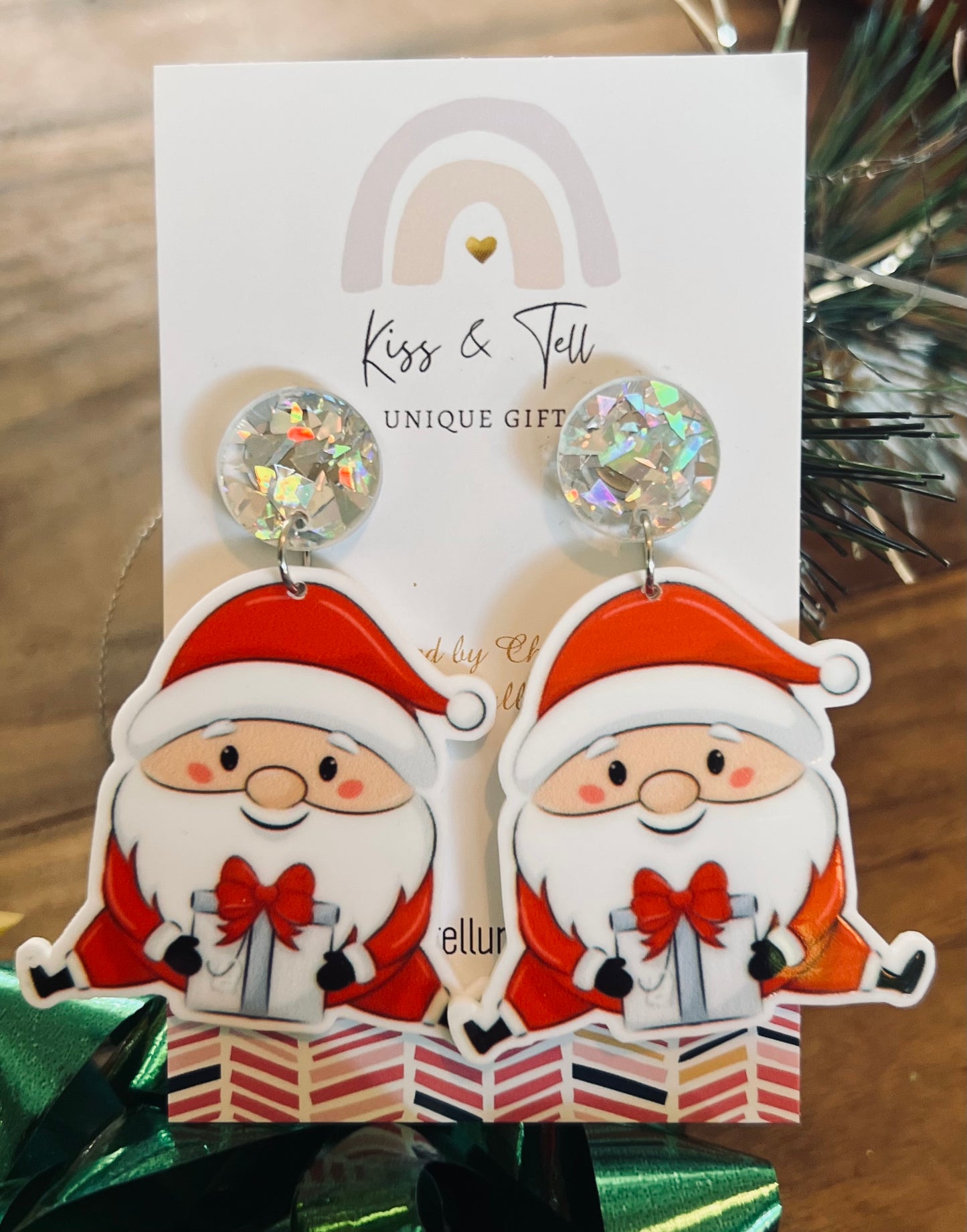 Cute Santa Dangle Earrings