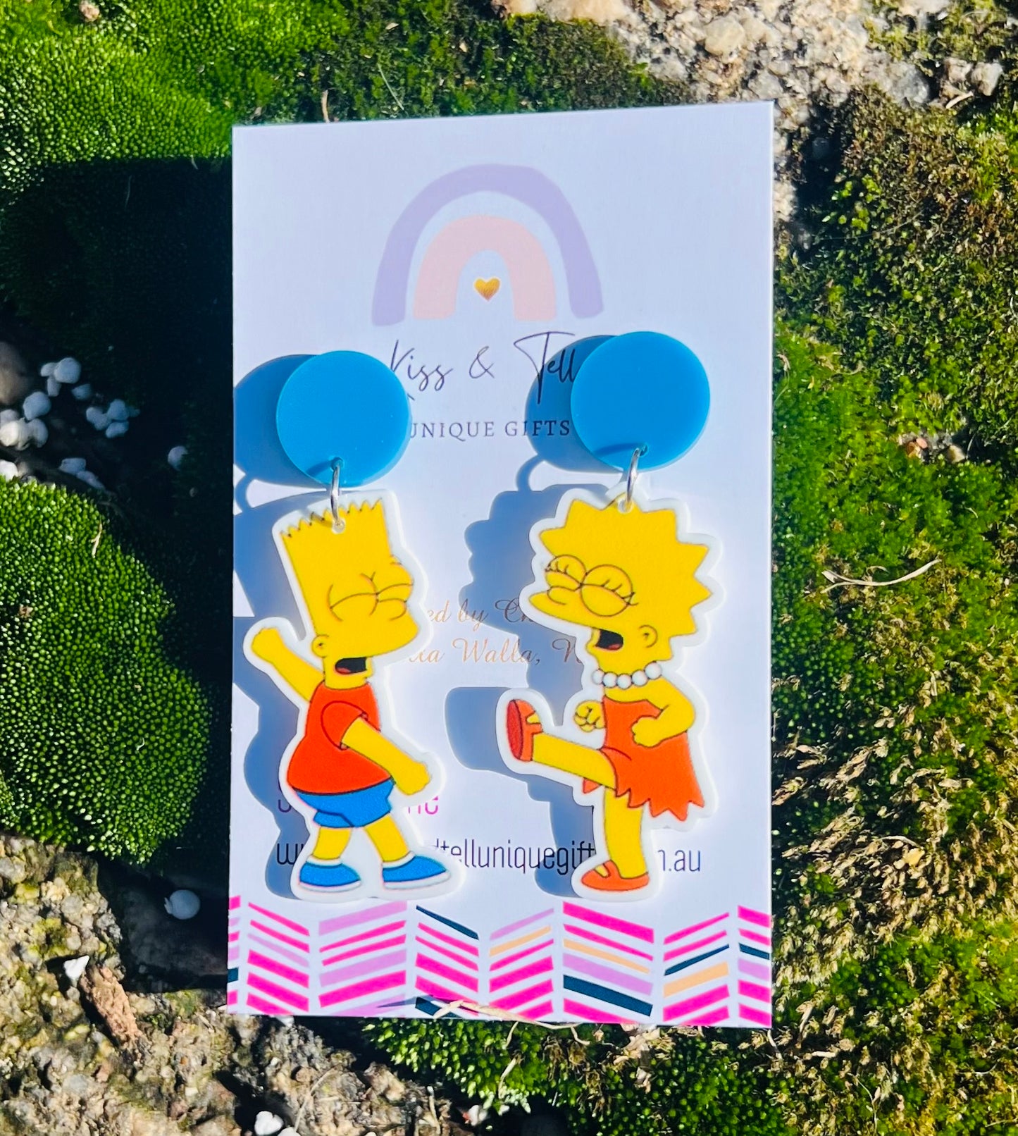 Bart & Lisa Dangle Earrings