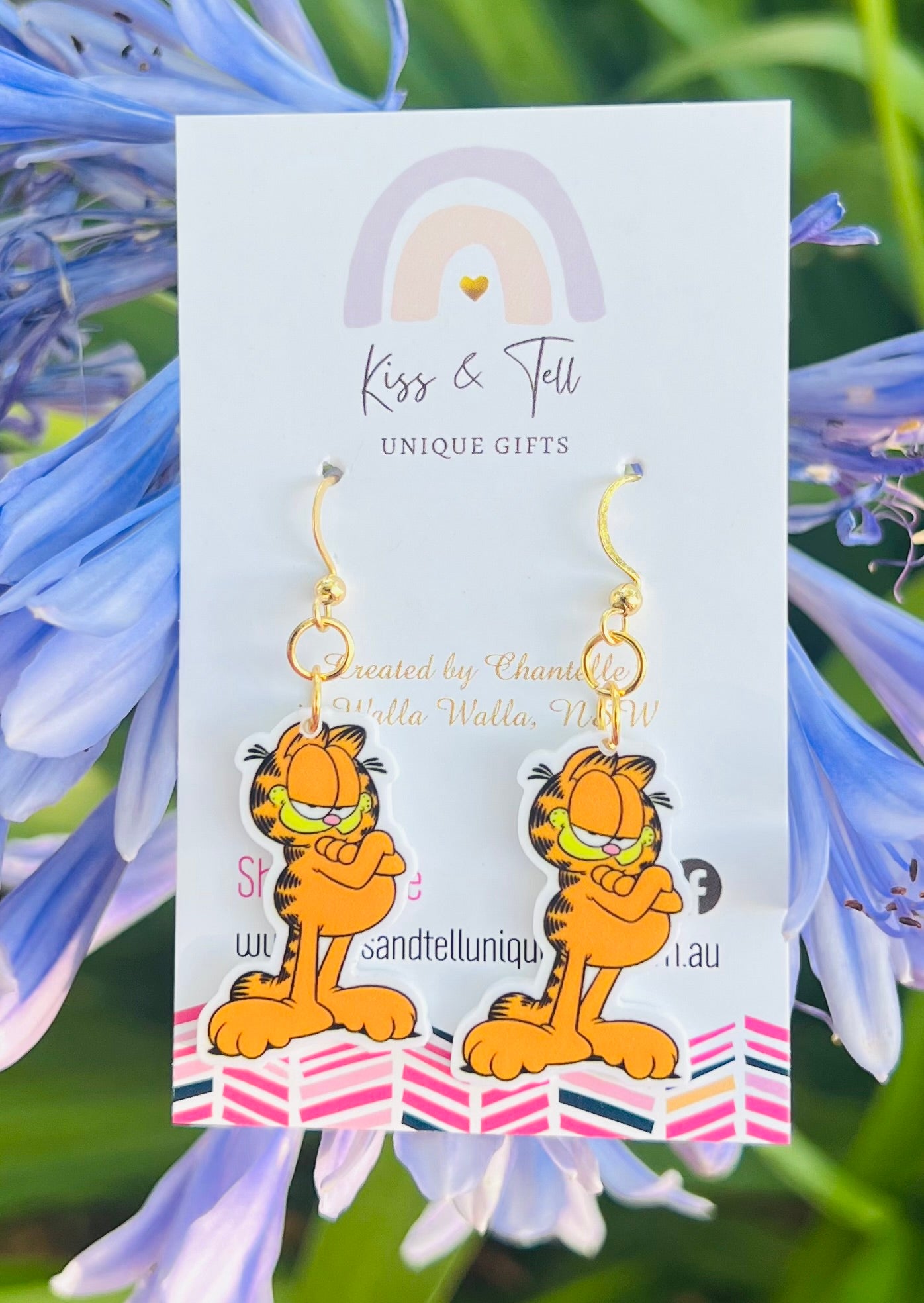 Garfield Dangle Earrings