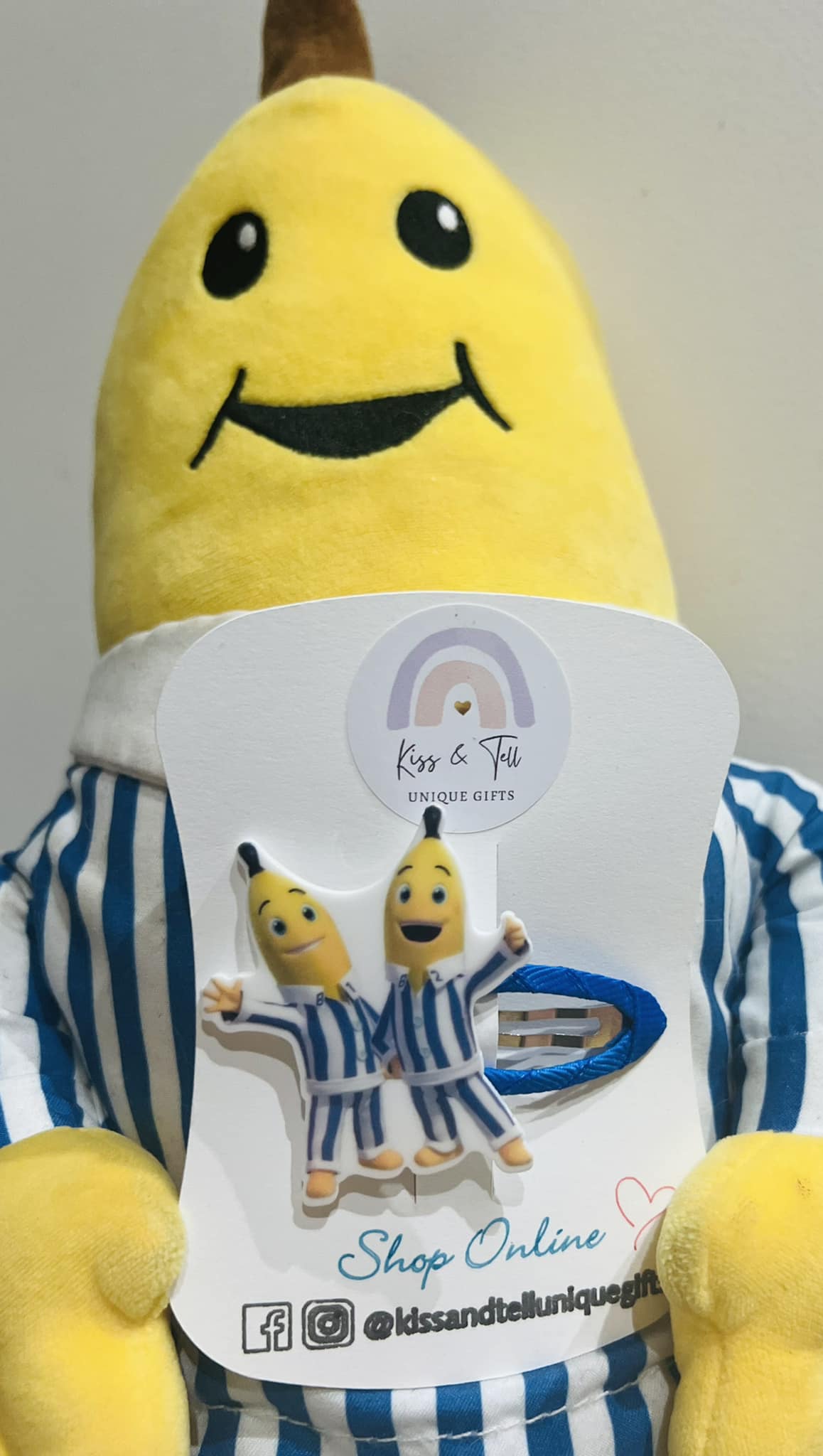 Bananas in Pyjamas Hair Clip