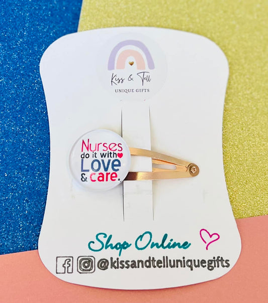 Nurse Love Hair Clip