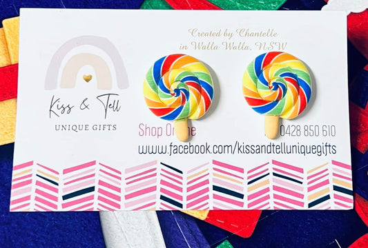 Lollipop Stud Earrings