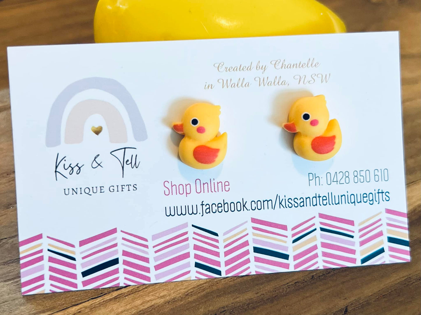 Rubber Ducky Stud Earrings