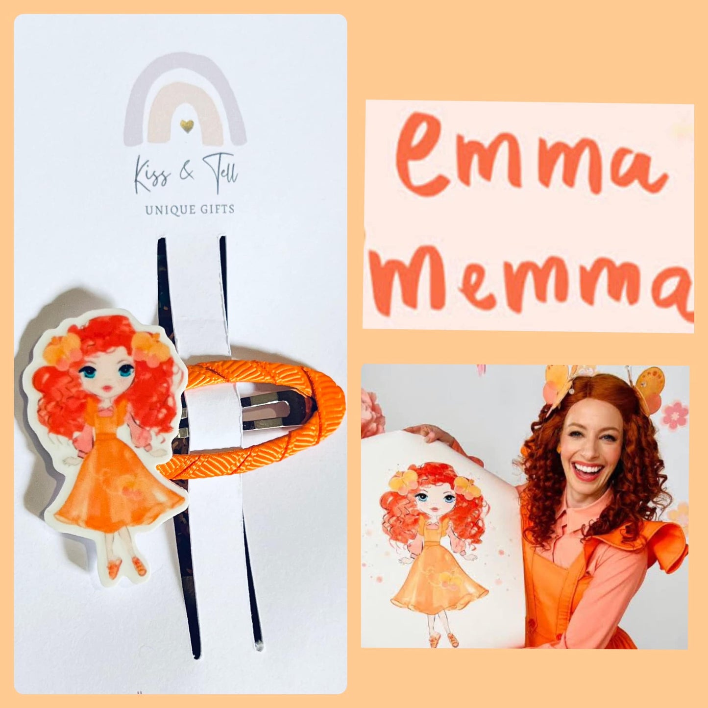 Emma Memma Cartoon Hair Clip