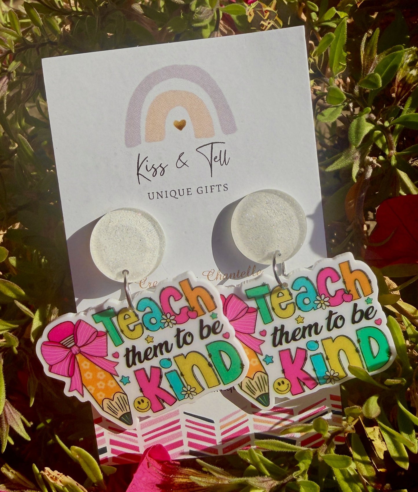 Teacher Statement Dangle Earrings