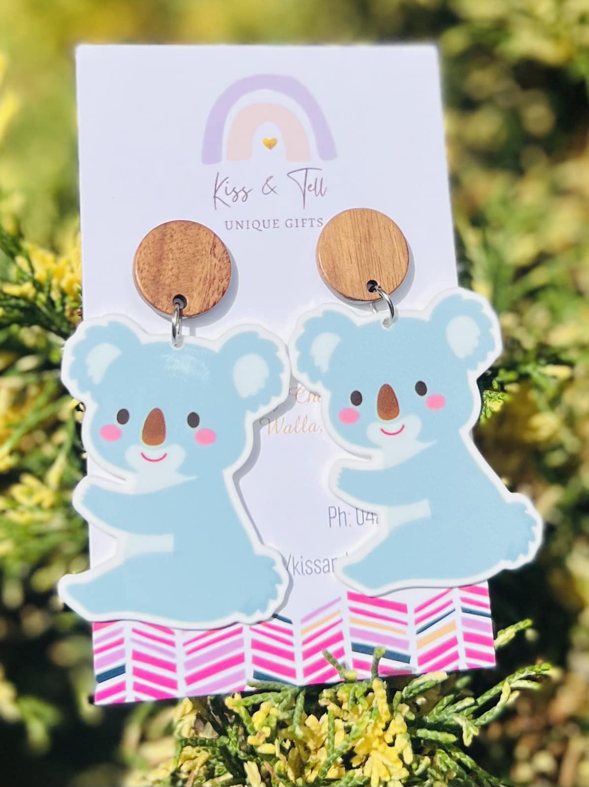 Koala Dangle Earrings