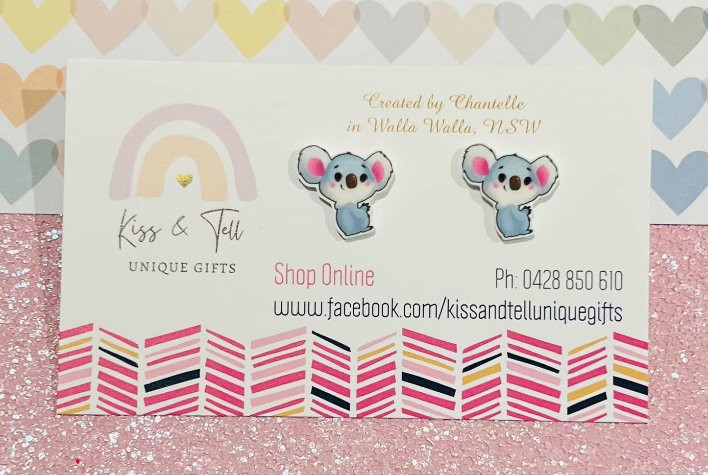 Cute Koala Stud Earrings