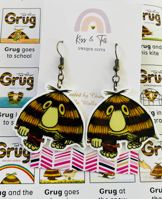 Grug Character Dangle Earrings