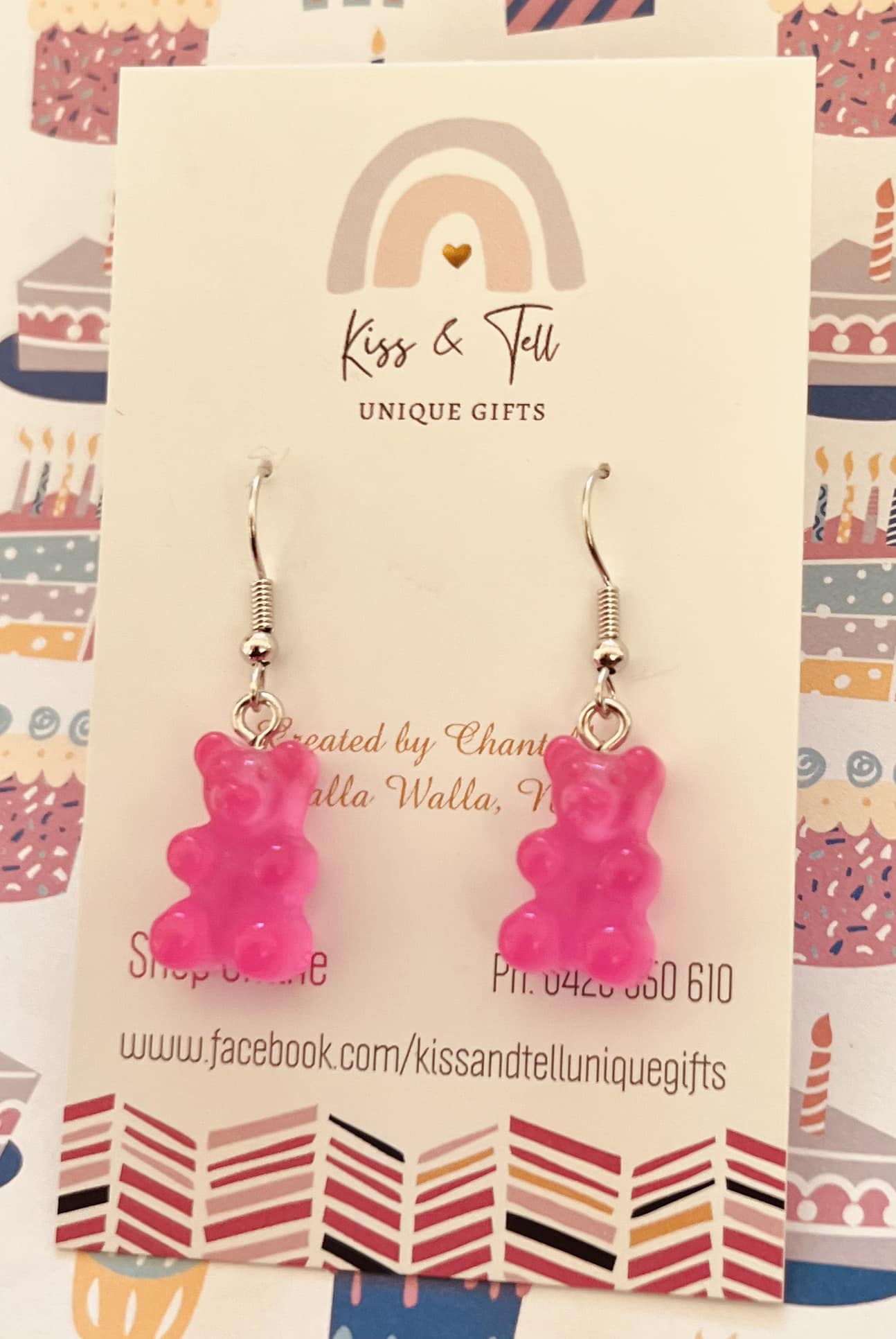 Gummi Bear Dangle Earrings