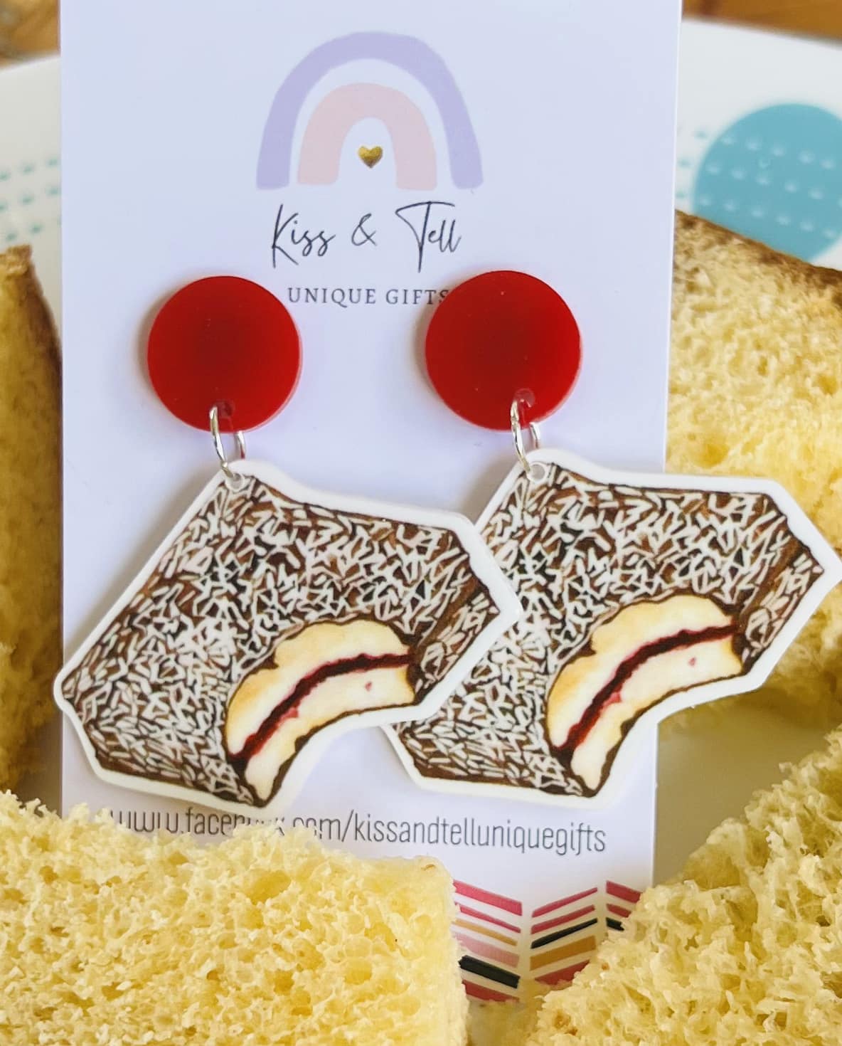 Lamington Dangle Earrings