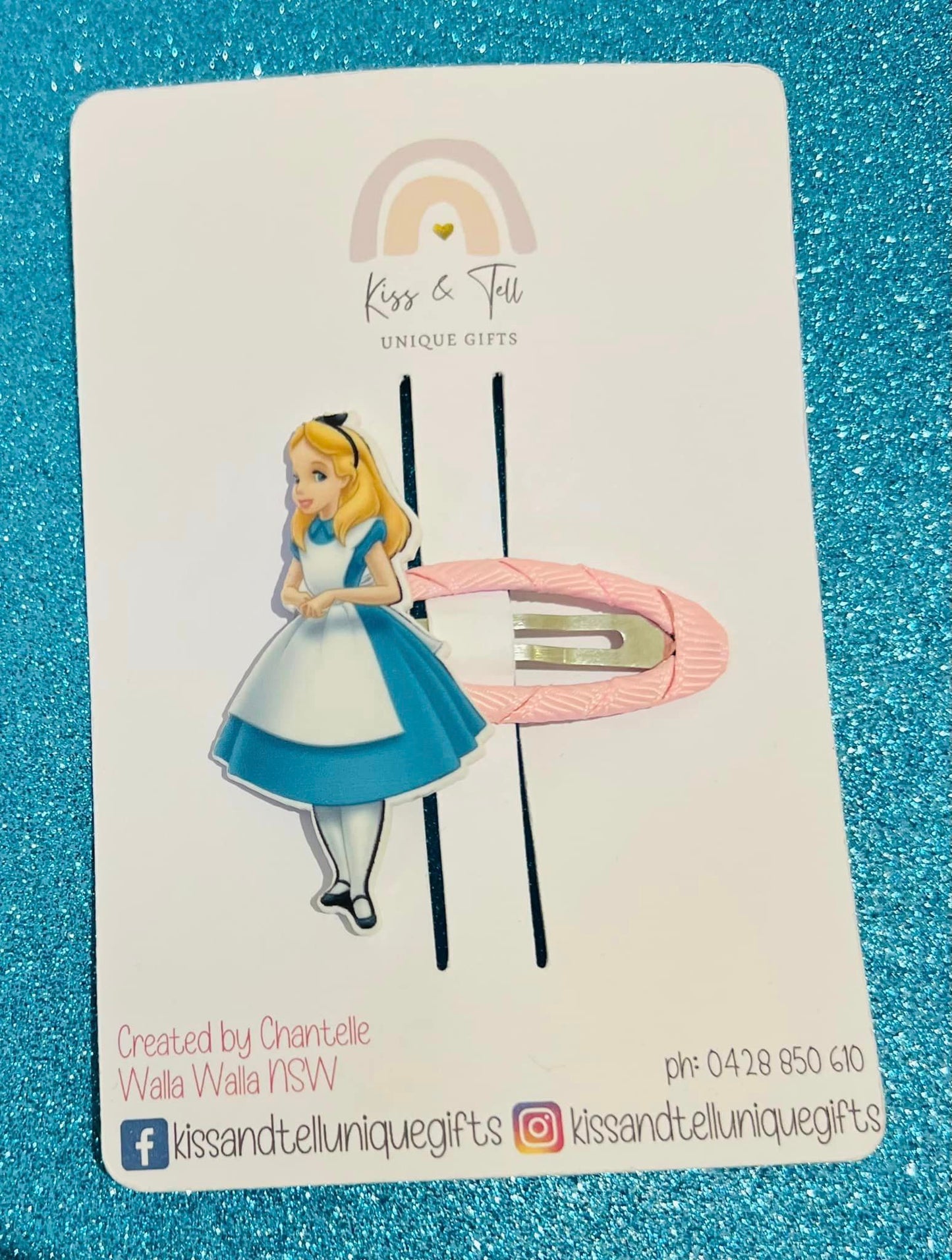 Alice in Wonderland Hair Clips