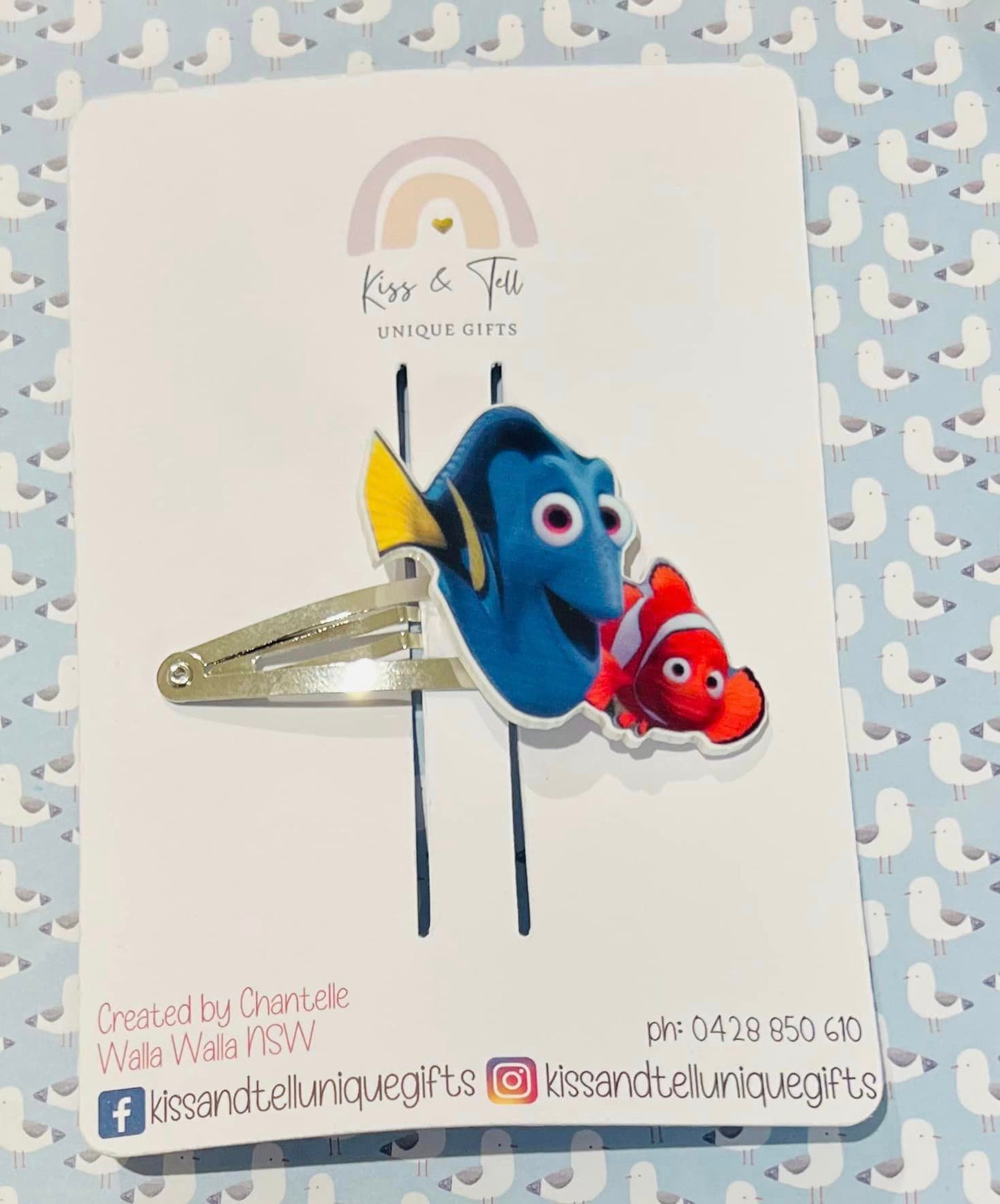 Fish Movie Hair Clip