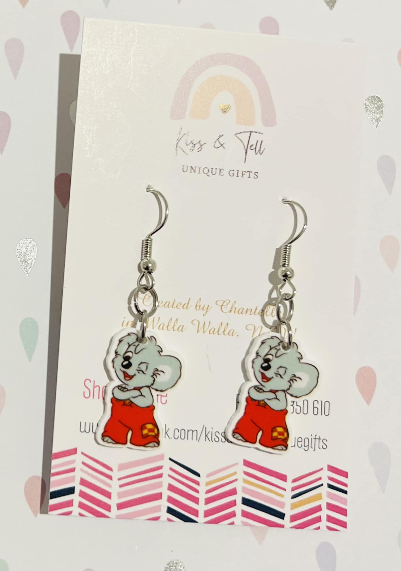 Blinky Koala Dangle Earrings