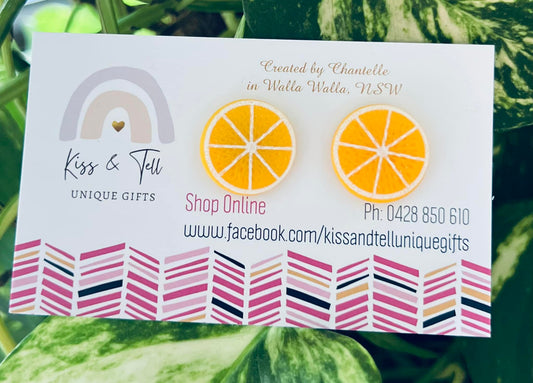 Fruit Slice Stud Earrings