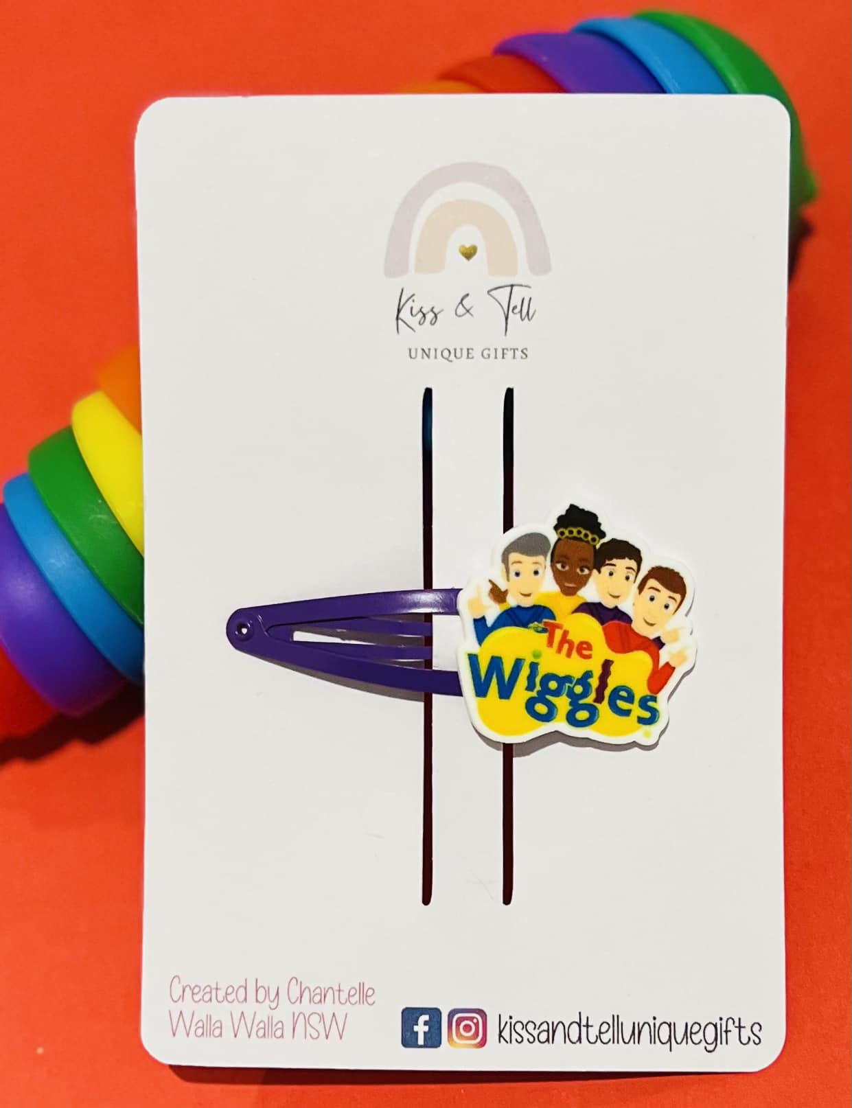 New Wiggles Group Hair Clips