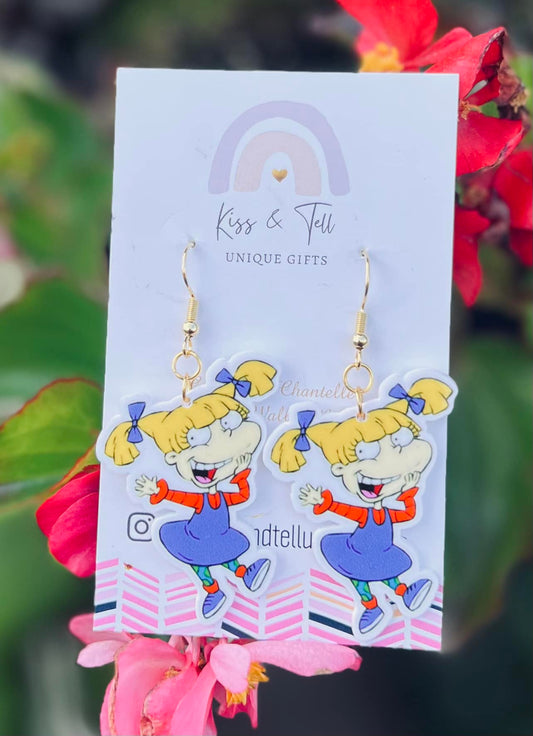 Rugrats Characters Dangle Earrings