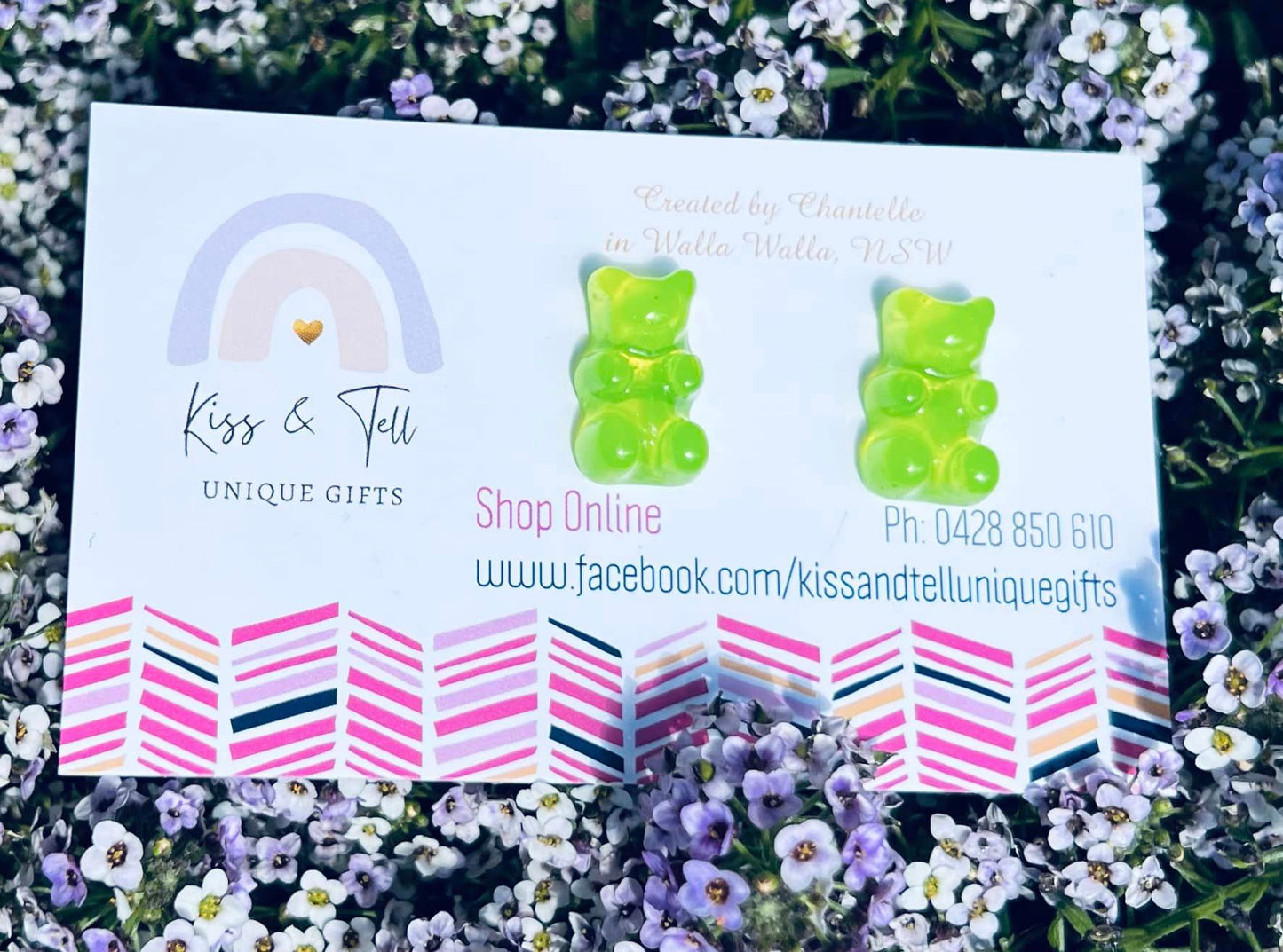 Gummi Bear Stud Earrings