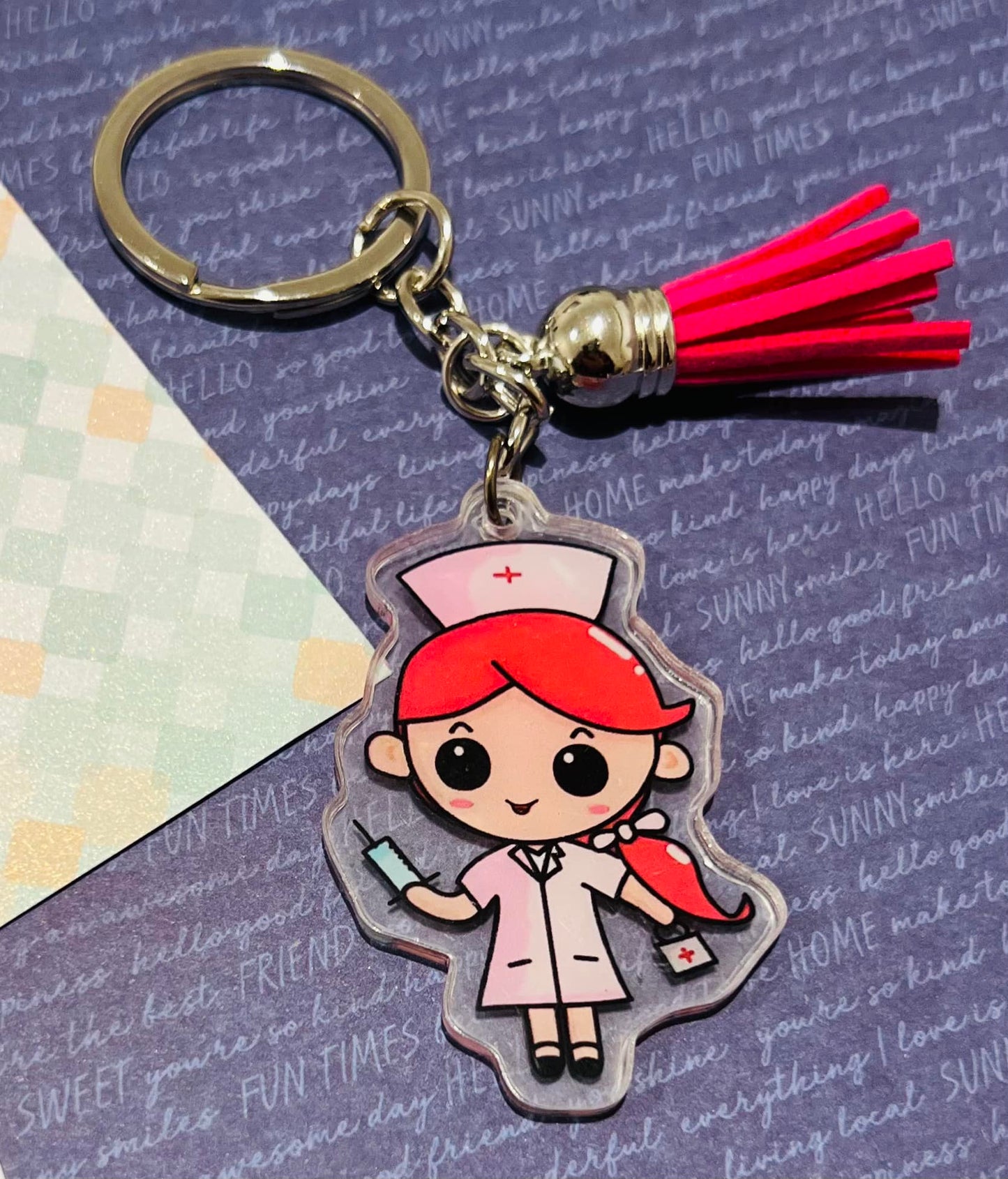 Nurse Keyring