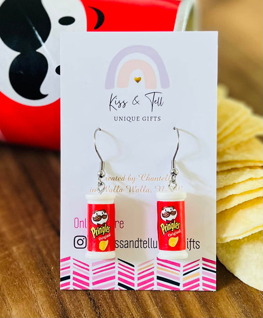 Chips Packet Dangle Earrings