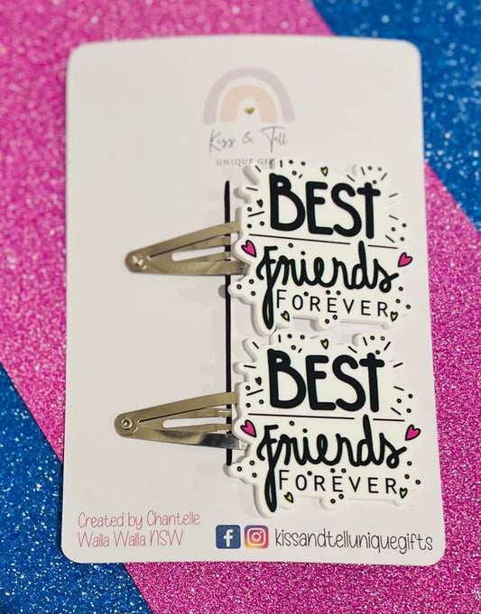 Best Friends Hair Clip Set