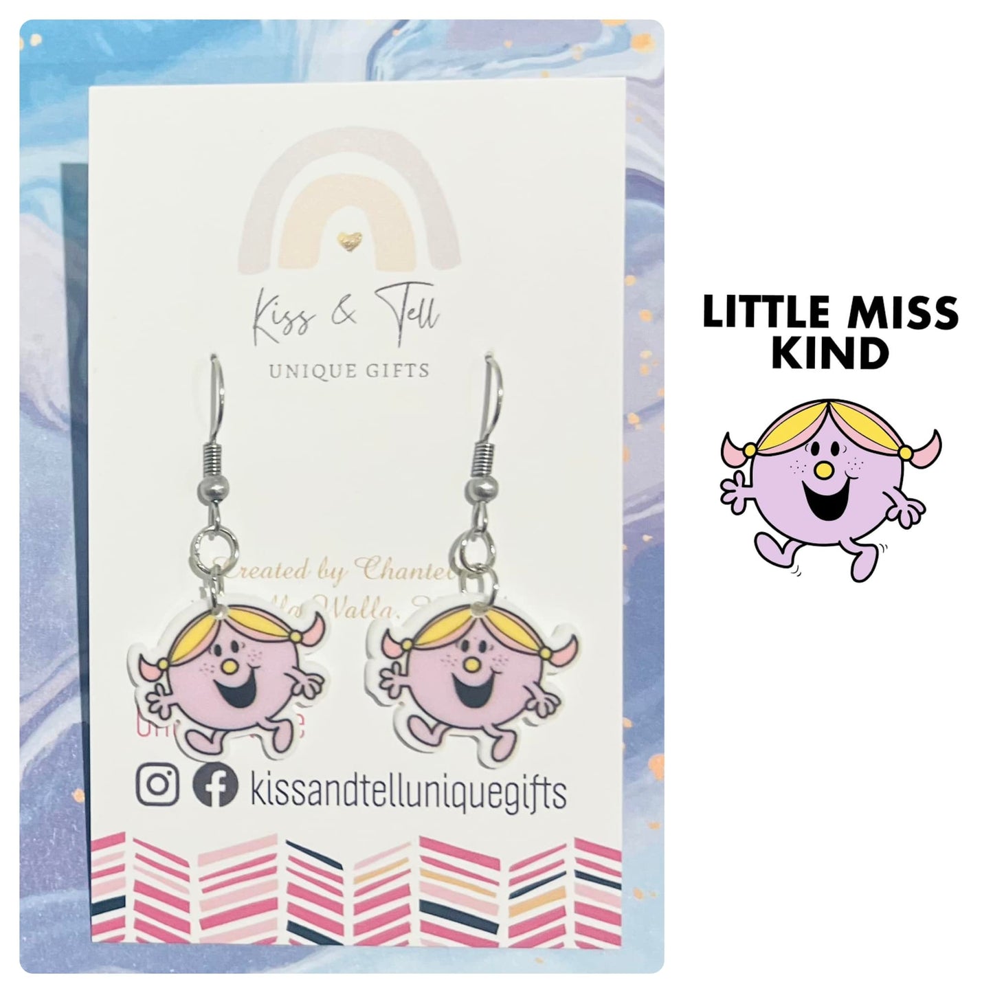 Miss Kind Smaller Dangle Earrings