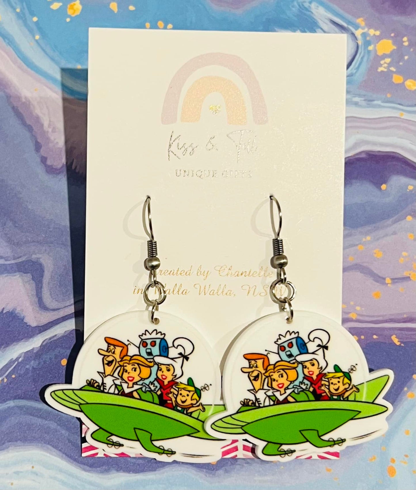 Jetsons Dangle Earrings