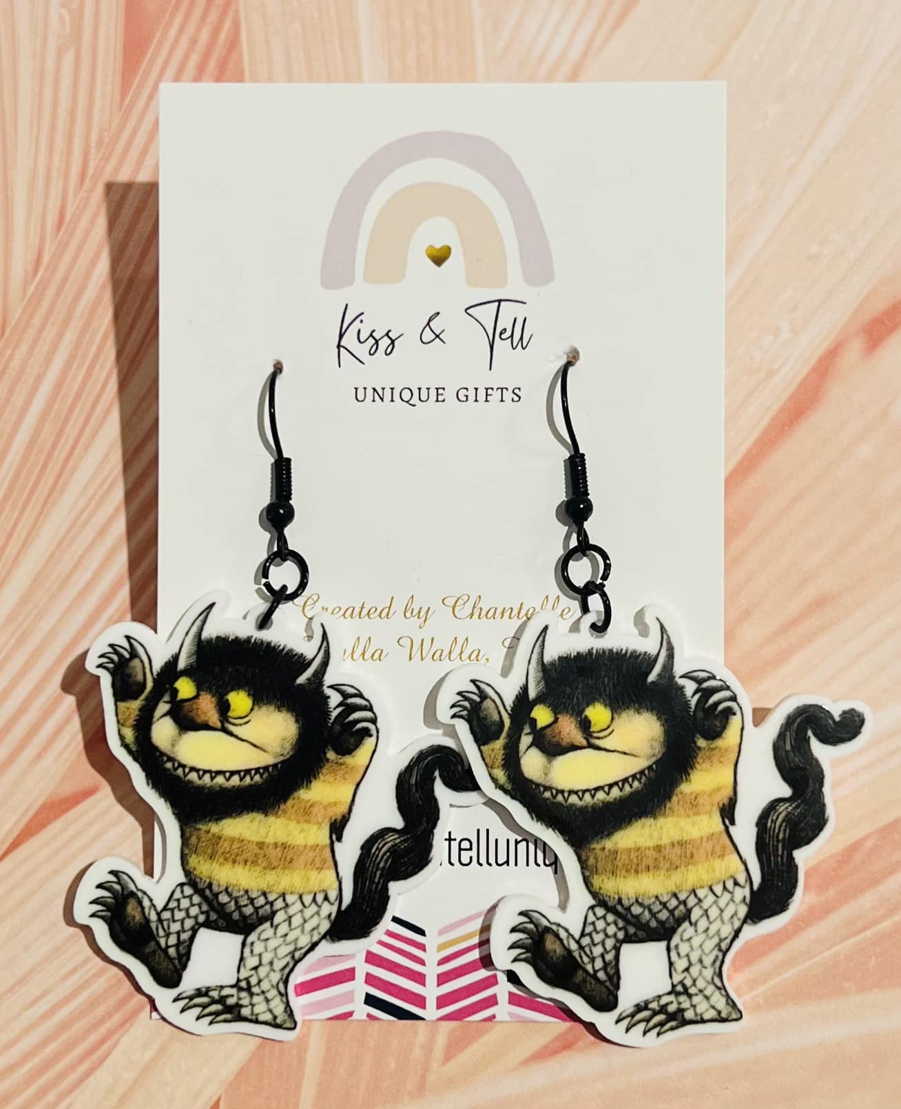 Wild Things Character Dangle Earrings