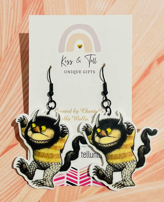 Wild Things Character Dangle Earrings