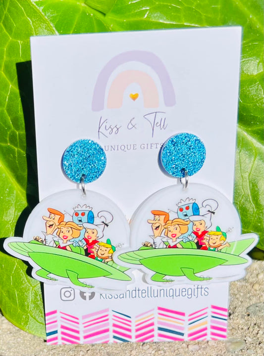 Jetsons Dangle Earrings