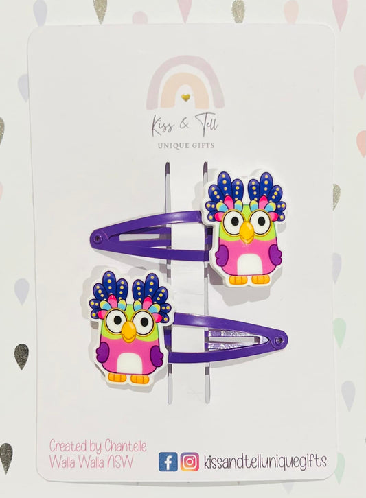 Chattermax (Bluey Toy) Hair Clip Set