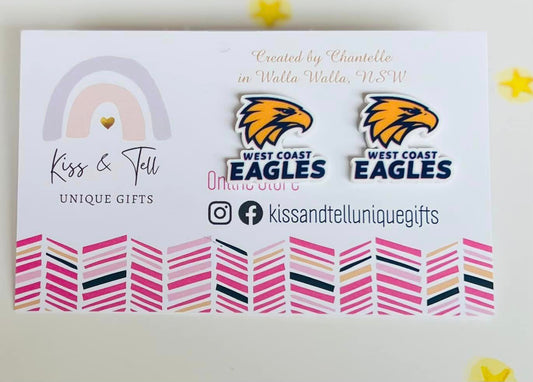 AFL Eagles Team Stud Earrings