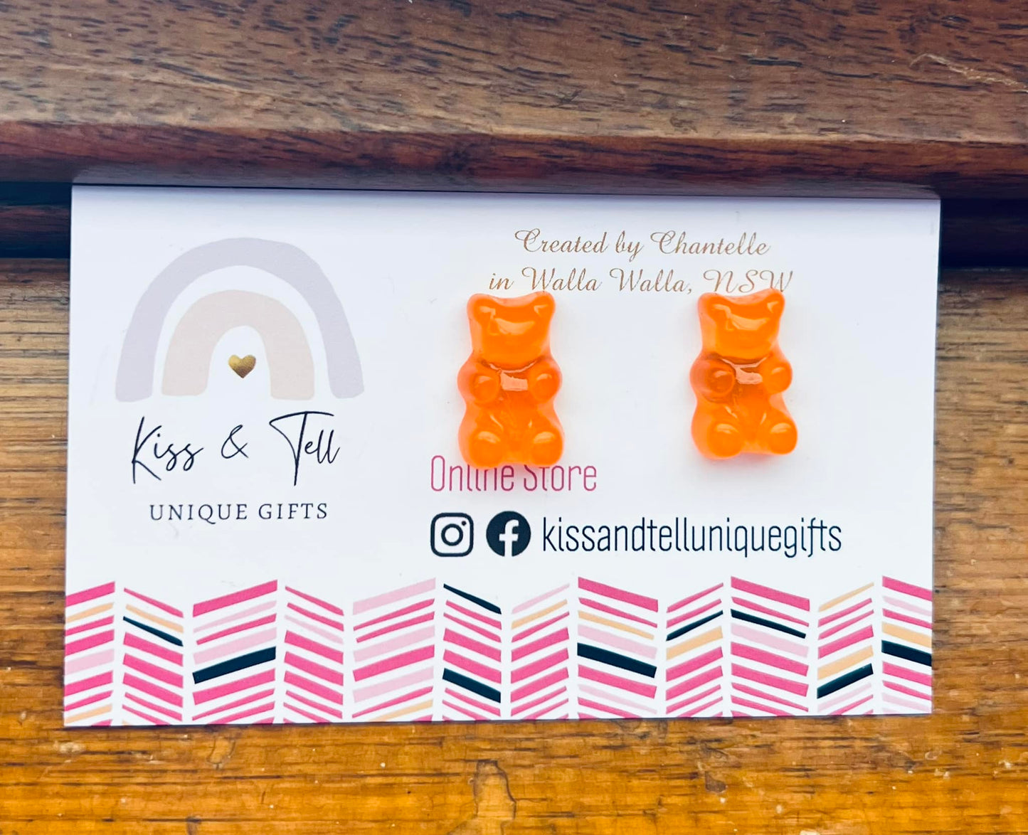 Gummi Bear Stud Earrings