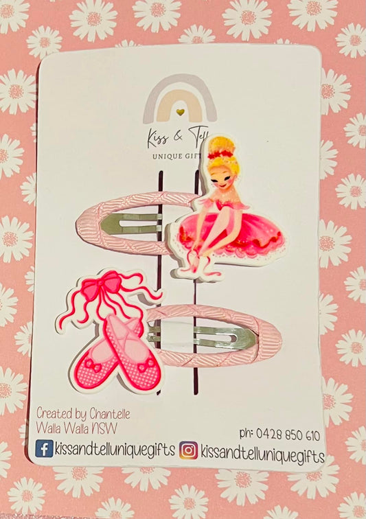 Ballerina Hair Clip Set