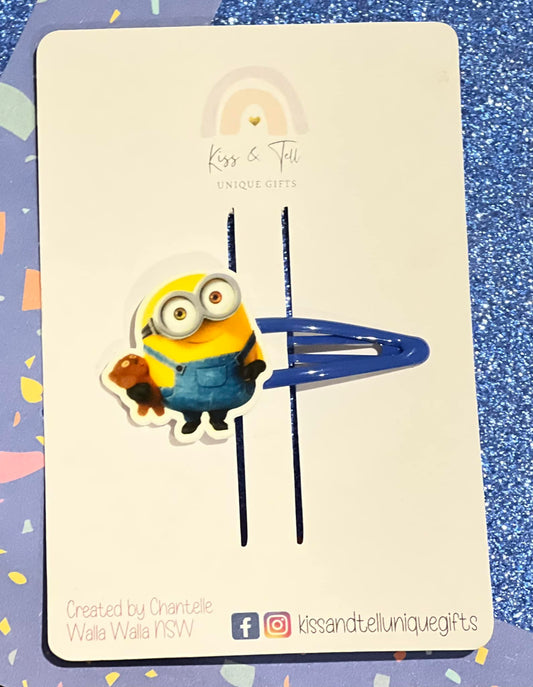 Bob Minion Hair Clip