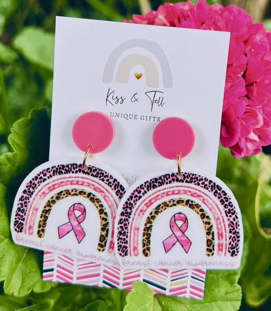 Breast Cancer Awareness Earrings