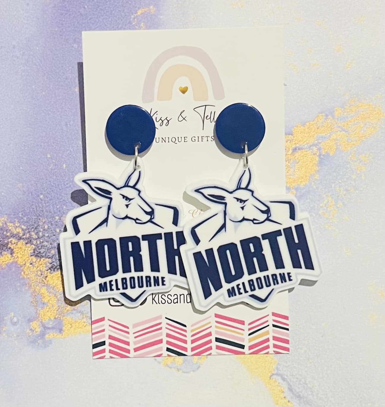 Kangaroos Team Dangle Earrings