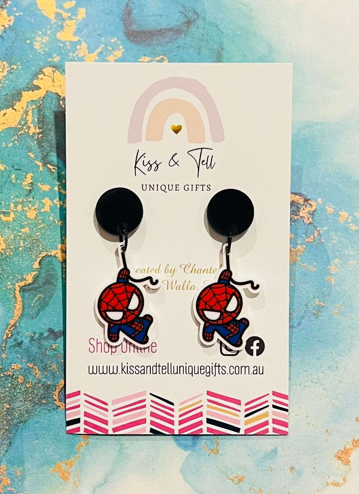 Spider-Man Dangle Earrings