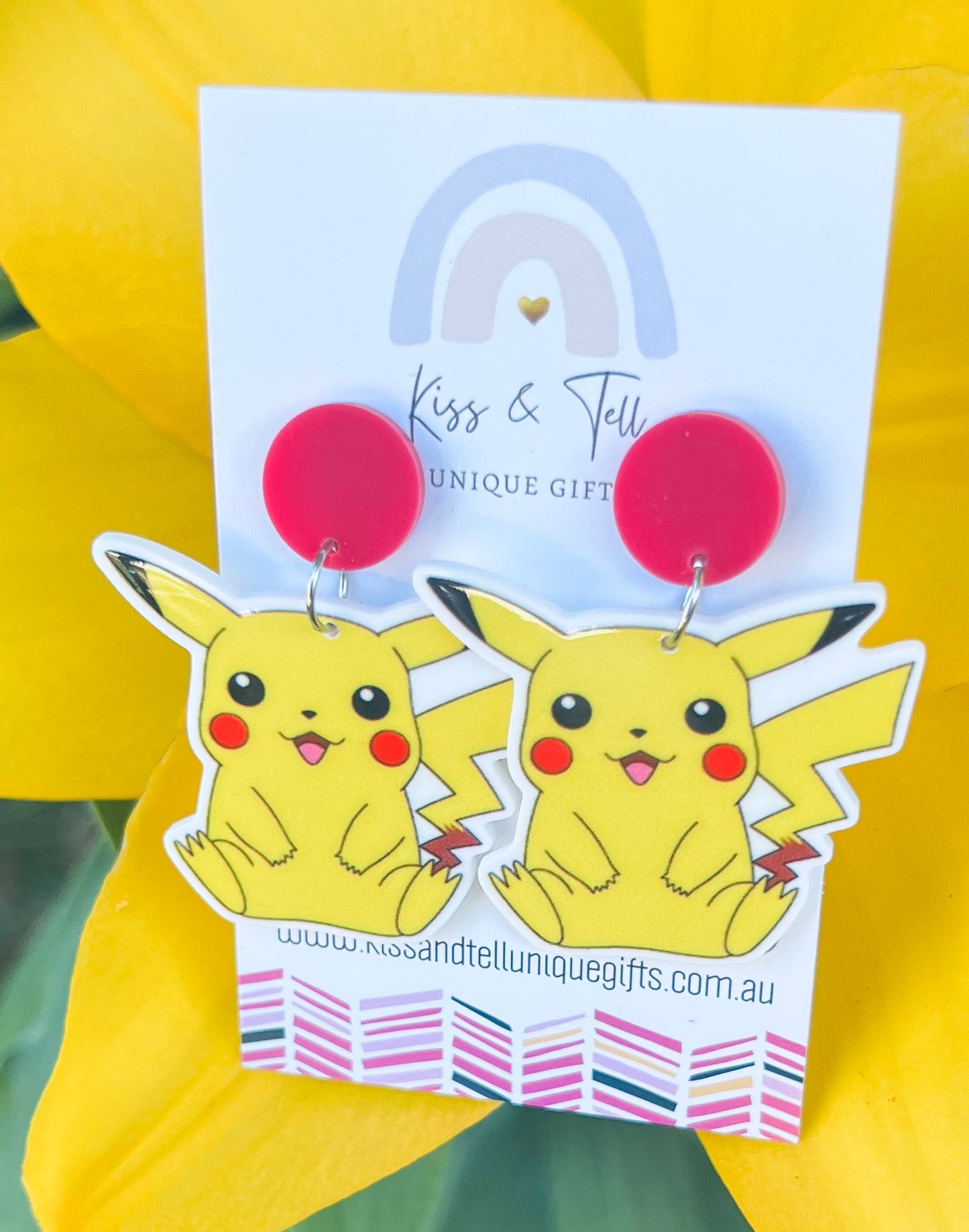 Pikachu Pokémon Dangle Earrings