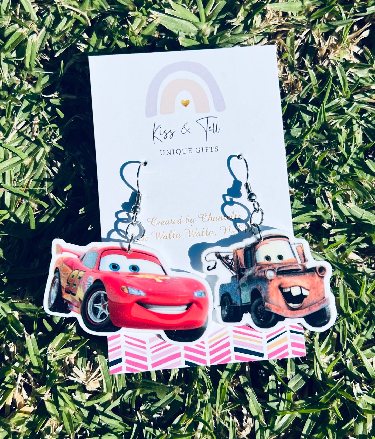 Cars Movie Dangle Earrings