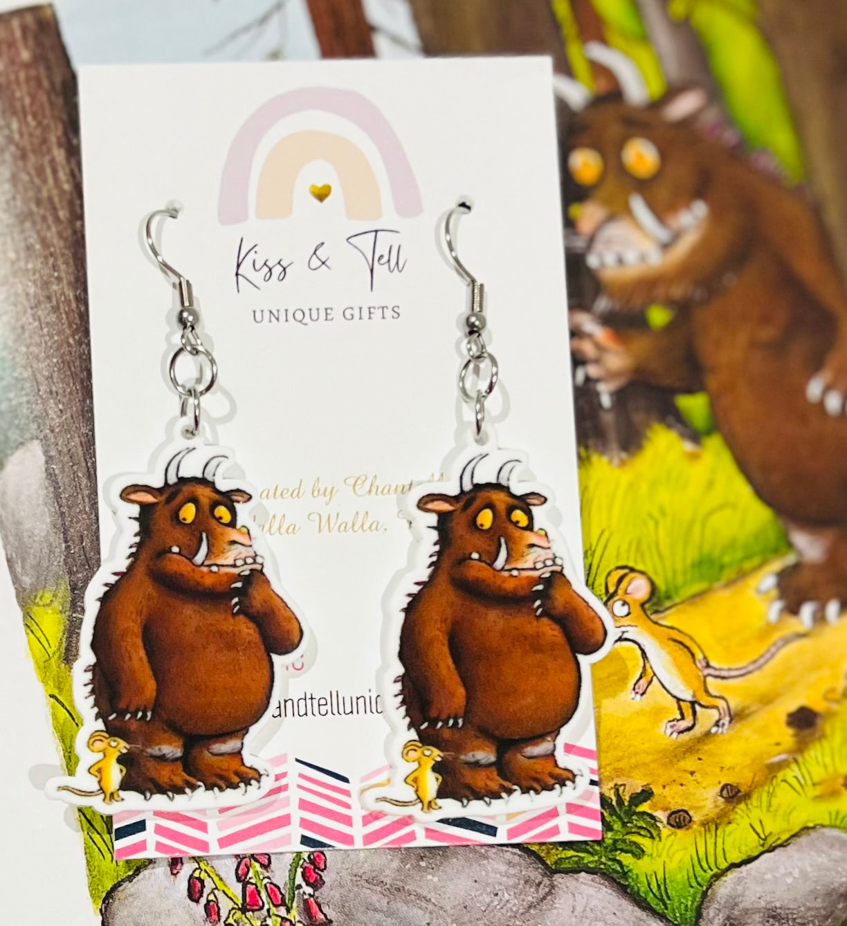 Gruffalo Character Dangle Earrings