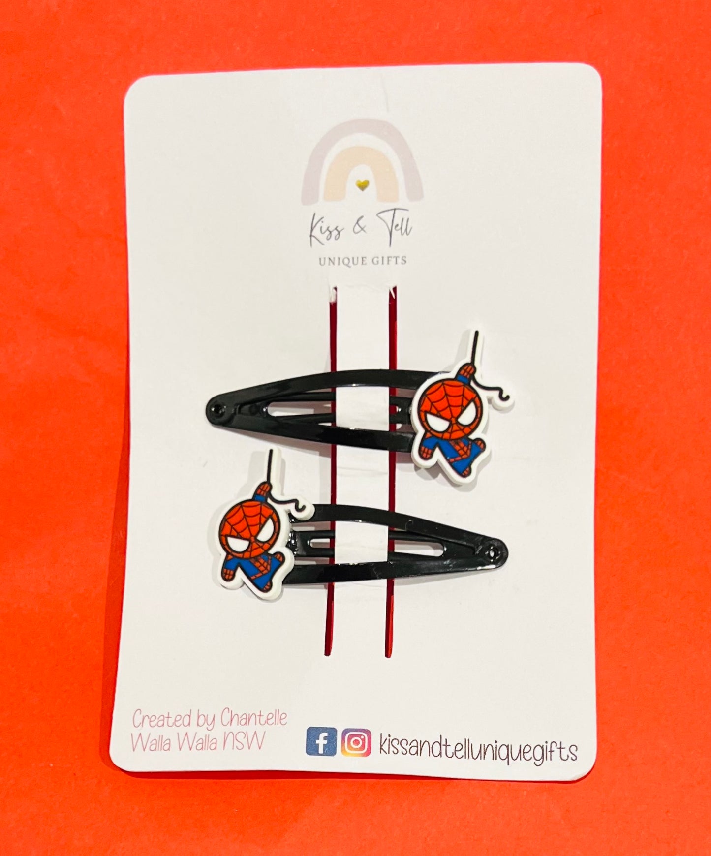 Spider-Man Hair Clip Set