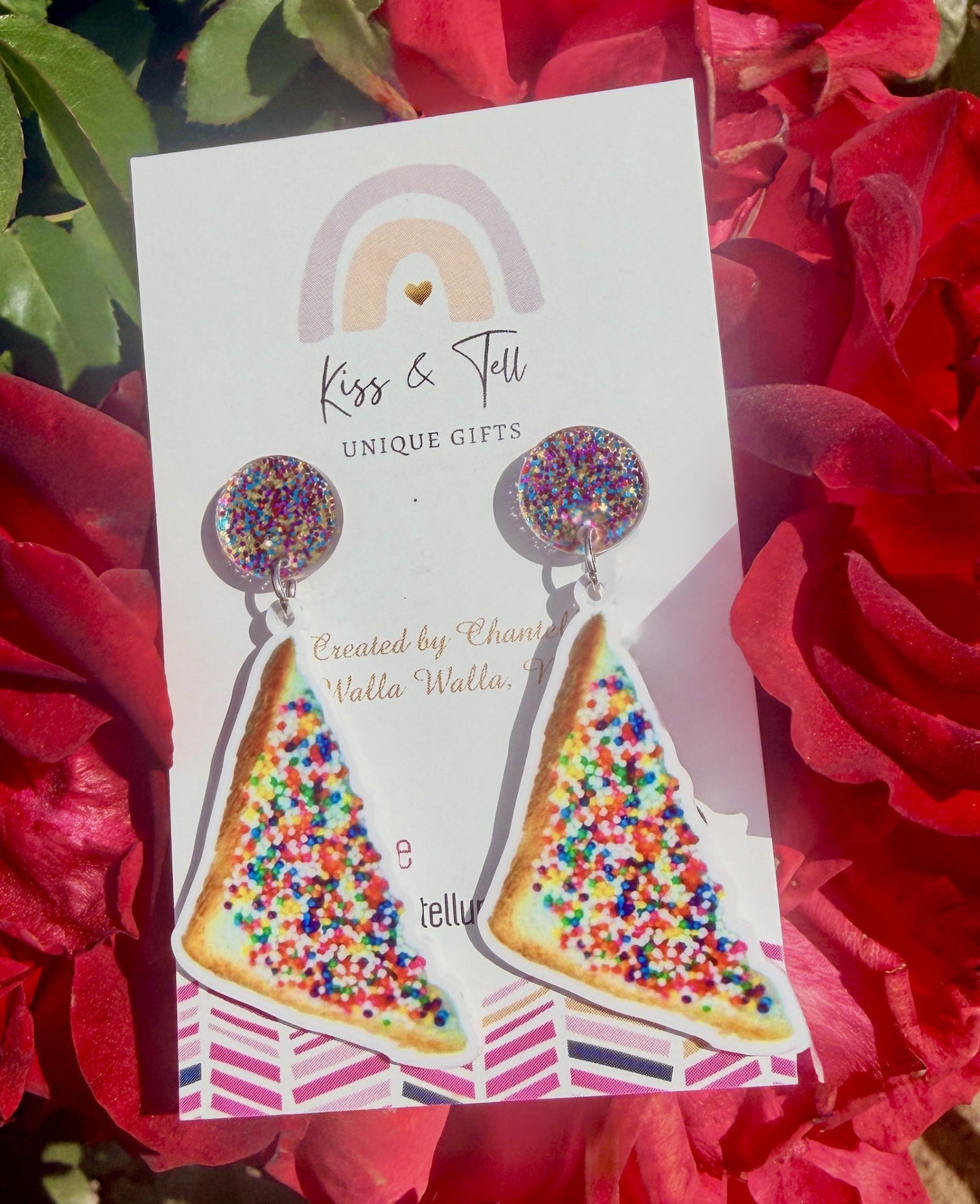 Fairy Bread Dangle Earrings
