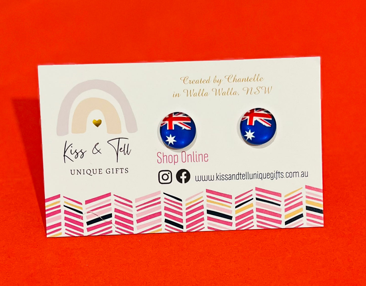 Australia Flag Earrings