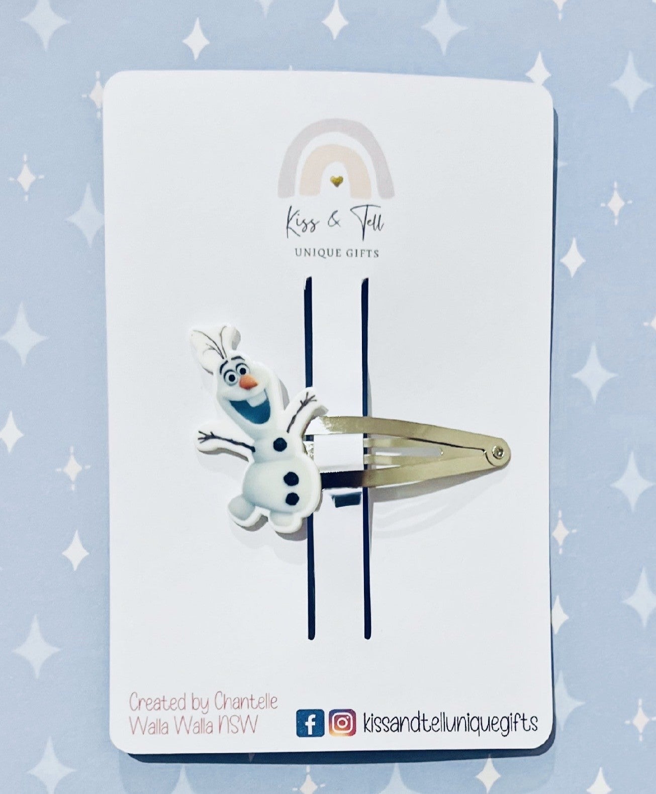 * SALE *  Frozen Movie Elsa & Anna Hair Clips