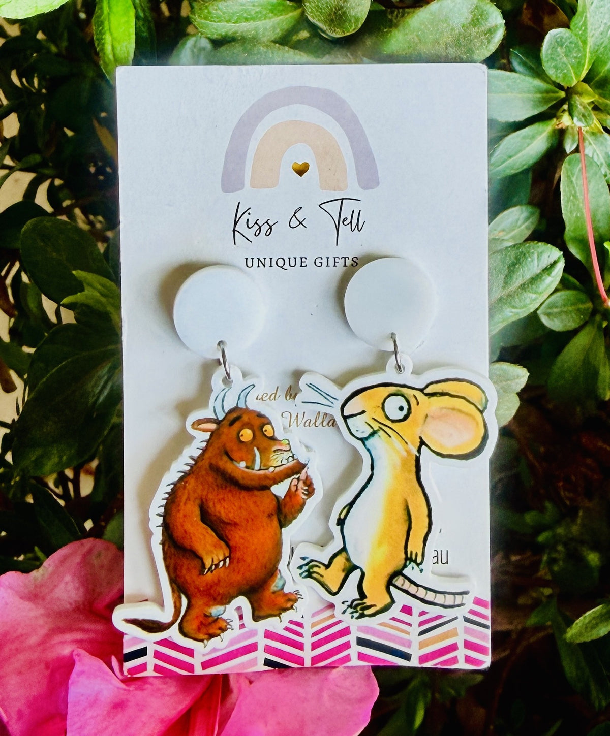 Gruffalo & Mouse Dangle Earrings