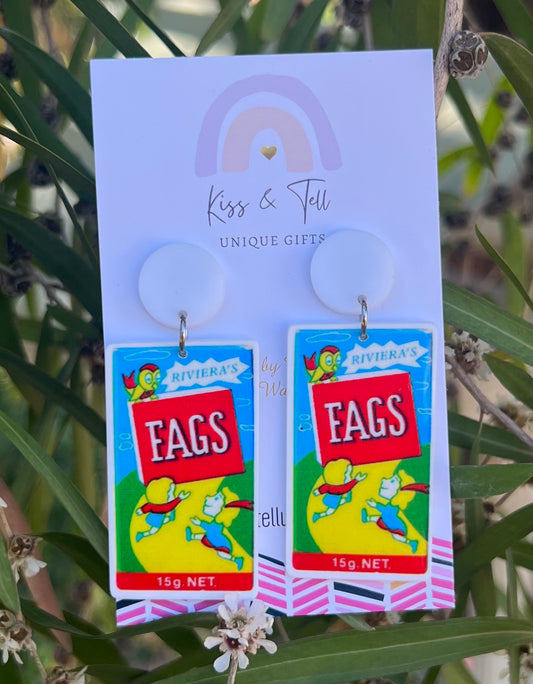 Fags Lolly Dangle Earrings