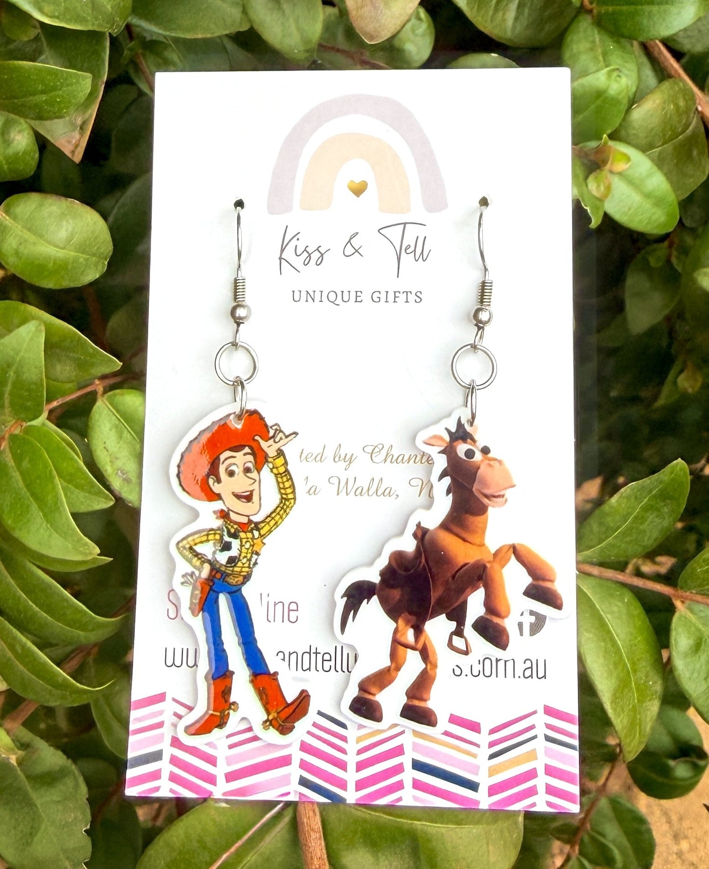Toy Story Characters Dangle Earrings